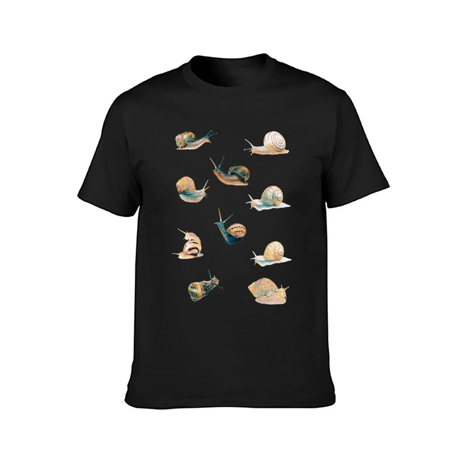 Bronze Teal Funky Spotted Snail Art Bundle Pack T-Shirt sublime oversizeds mens big and tall t shirts