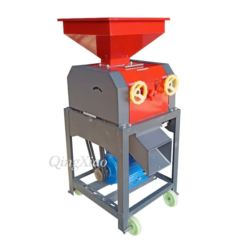 Home Small Corn Cracking Crusher Machine  Grain Splitter for Wheat Soybean Sorghum for Livestock Farming Use Feed Processing