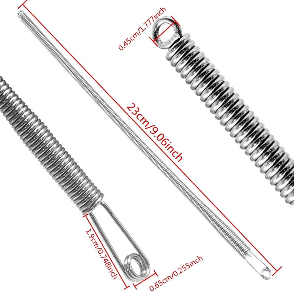 Bendable Spring Drawstring Threader Clip Pants Hoodies Elastic Band Lace Cord Flexible Drawstring Thread DIY Sewing Accessories