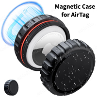 Ultra Strong Magnetic Case for AirTag Bike Car Hidden GPS Tracker Holder Waterproof Shockproof Protective Cover for Air Tag