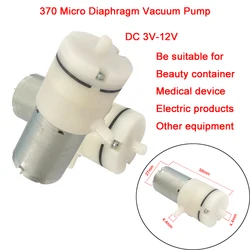 370 Mini Air Pump 3V-12V Electric Micro Vacuum Booster Motor for Beauty Instrument Medical Treatment Breast Pump