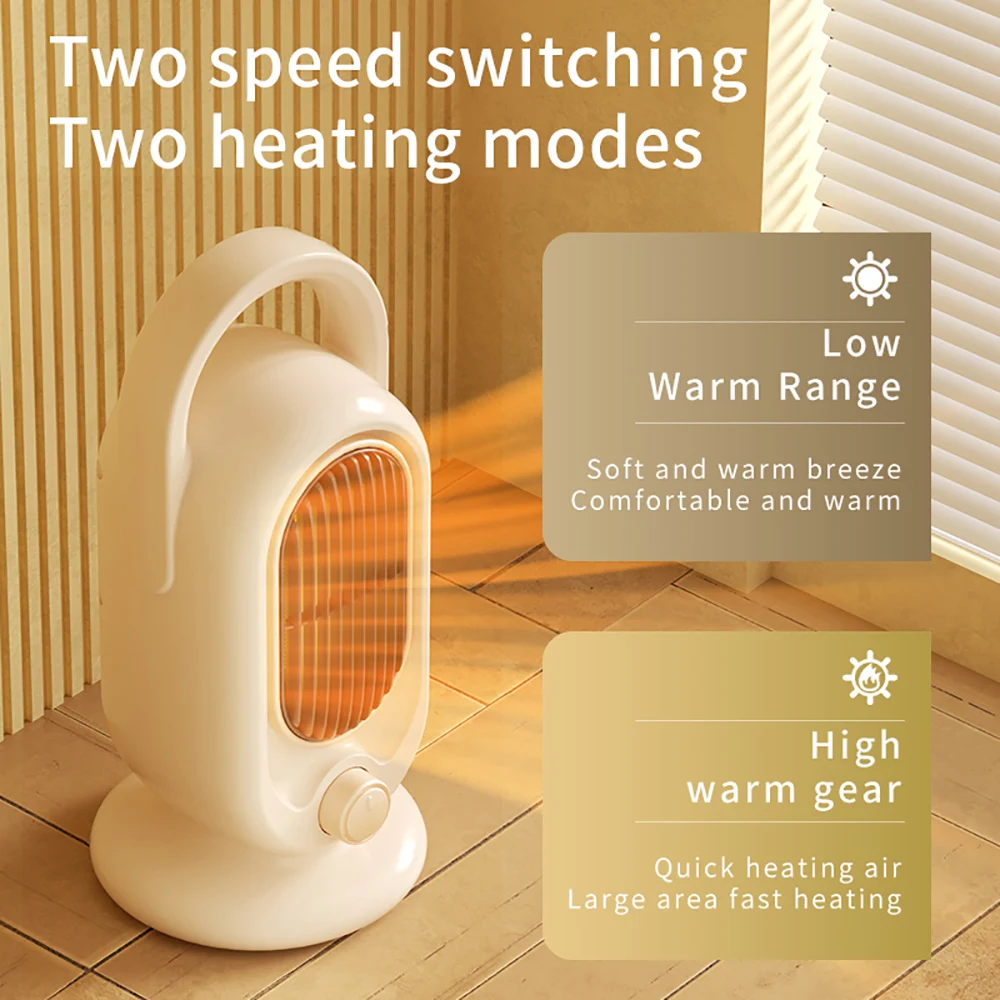 1200W Space Heater Draagbare Kachel Met Twee Verstelbare Thermostaat Ptc Keramische Verwarming Home Heater Ventilator Elektrische Kachel Voor Kamer