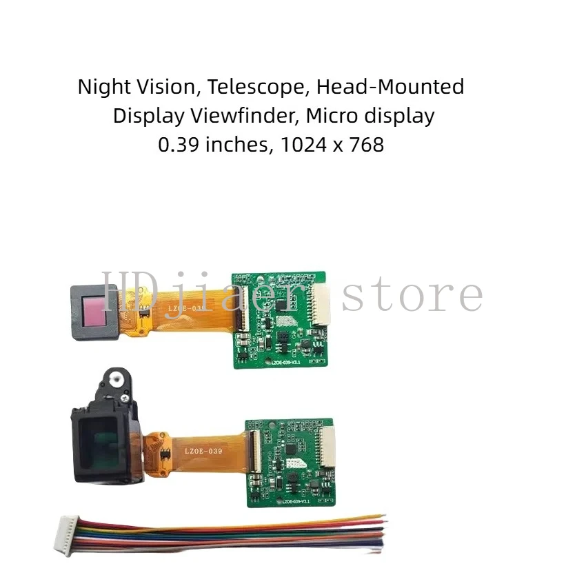 

0.39 inches 1024X768 miniature head-mounted thermal imaging night vision telescope viewfinder