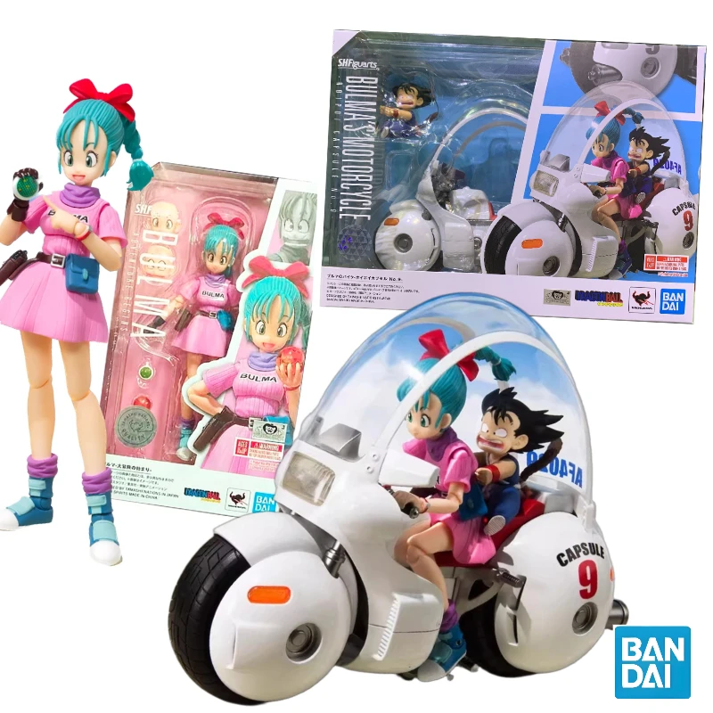 

В наличии: Фигурка Bandai SHF Dragon Ball Бульма на мотоцикле, универсальная капсула №9, «Приключения начинаются», переиздание, коллекционная игрушка