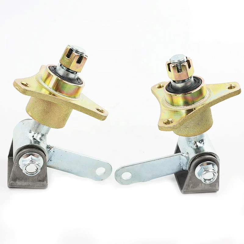 

17mm 3 Stud Front Wheel Hubs Steering Spindle Steel Alloy for 6in Tires Quad Bike ATV Go Kart