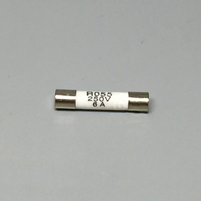 Tube à fusibles en céramique, 100 pièces/boîte, noyau R055 5x25mm 0. 5A1A3A6A8A10A16A20A