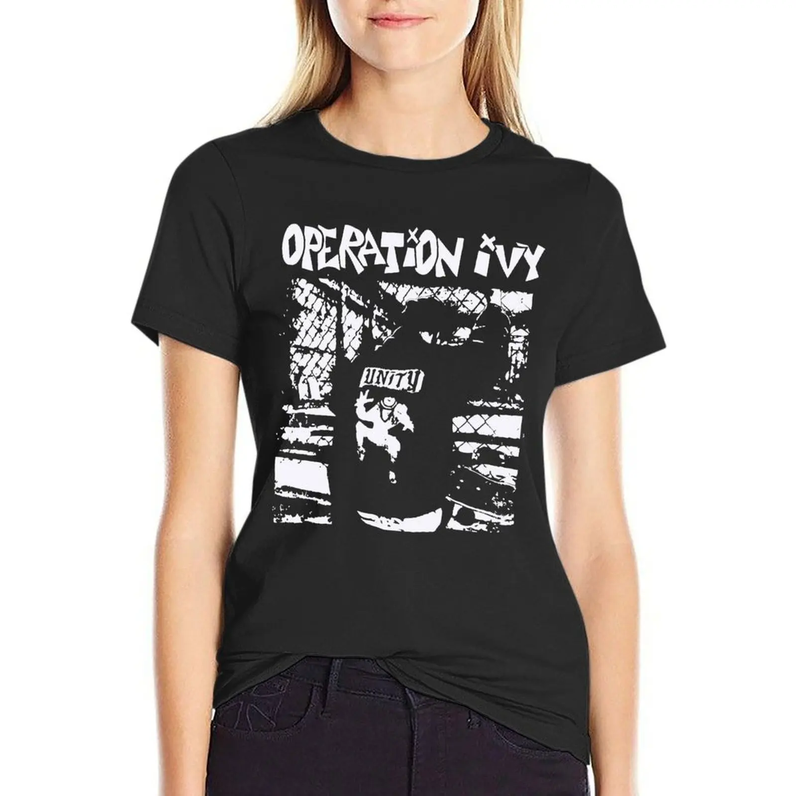 

Operation Ivy Unity Ska Punk T-Shirt cute tops plus sizes Blouse t-shirts for Women pack