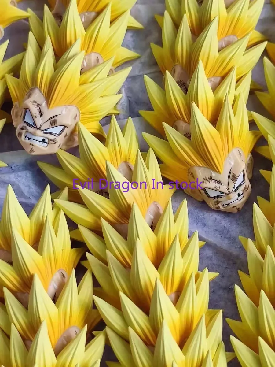 En Stock modelo K juguetes aptos para Dragon Ball SH Figuarts SHF Gotenks Naughty Ssj3 figuras de acción de pelo amarillo accesorios de Figura de Anime