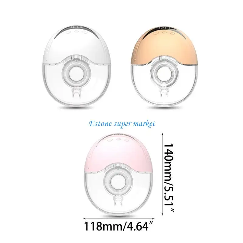 مضخة رضاعة طبيعية قابلة للارتداء 090B، زجاجة رضاعة كهربائية خالية من مادة BPA