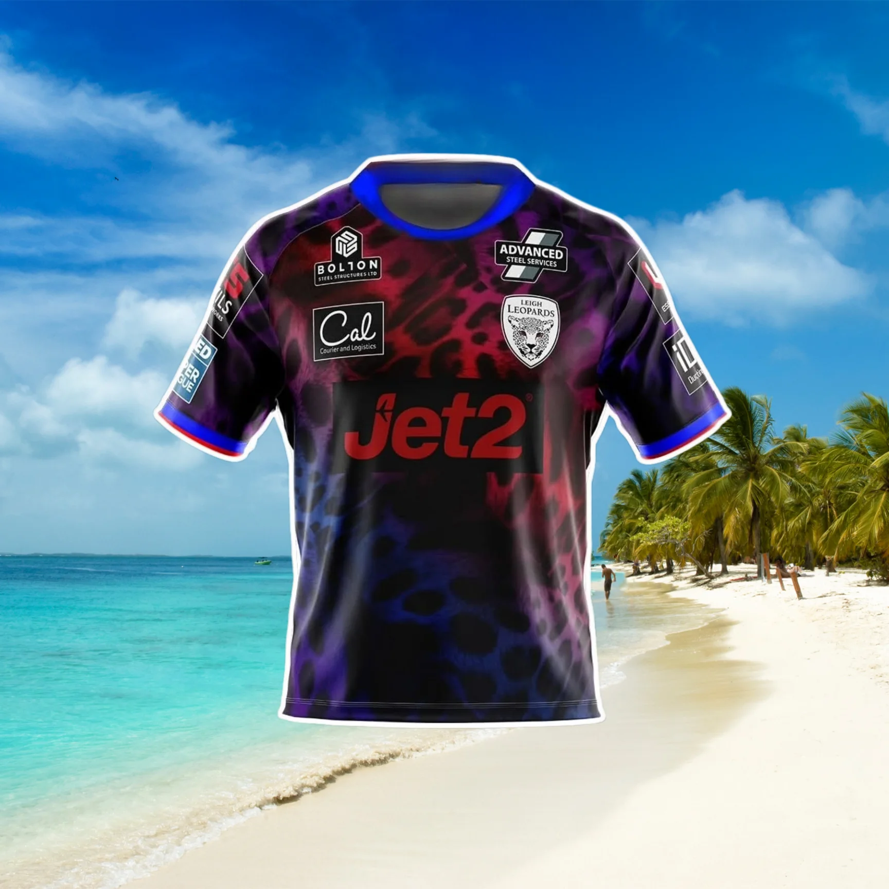 Women'S Fashion Rugby Shirt - Maglia da Rugby Leigh Leopards 2026