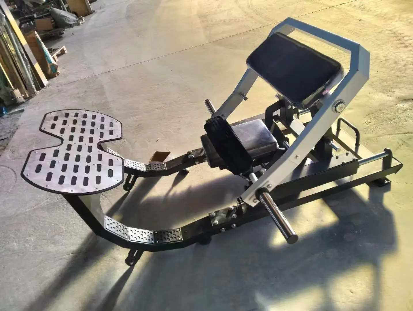 Fitnessgeräte Gym Übungsbrett Laden Glute Muscle Bridge Machine Strength Glute Thrust Machine Gym Glute Muscle Driver