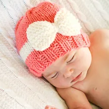 طفل صور زي الملابس الوليد بنات بنين التصوير الدعامة الكروشيه حك عموما مريلة السراويل قبعة 2 قطعة مجموعات مخطط وتتسابق #6