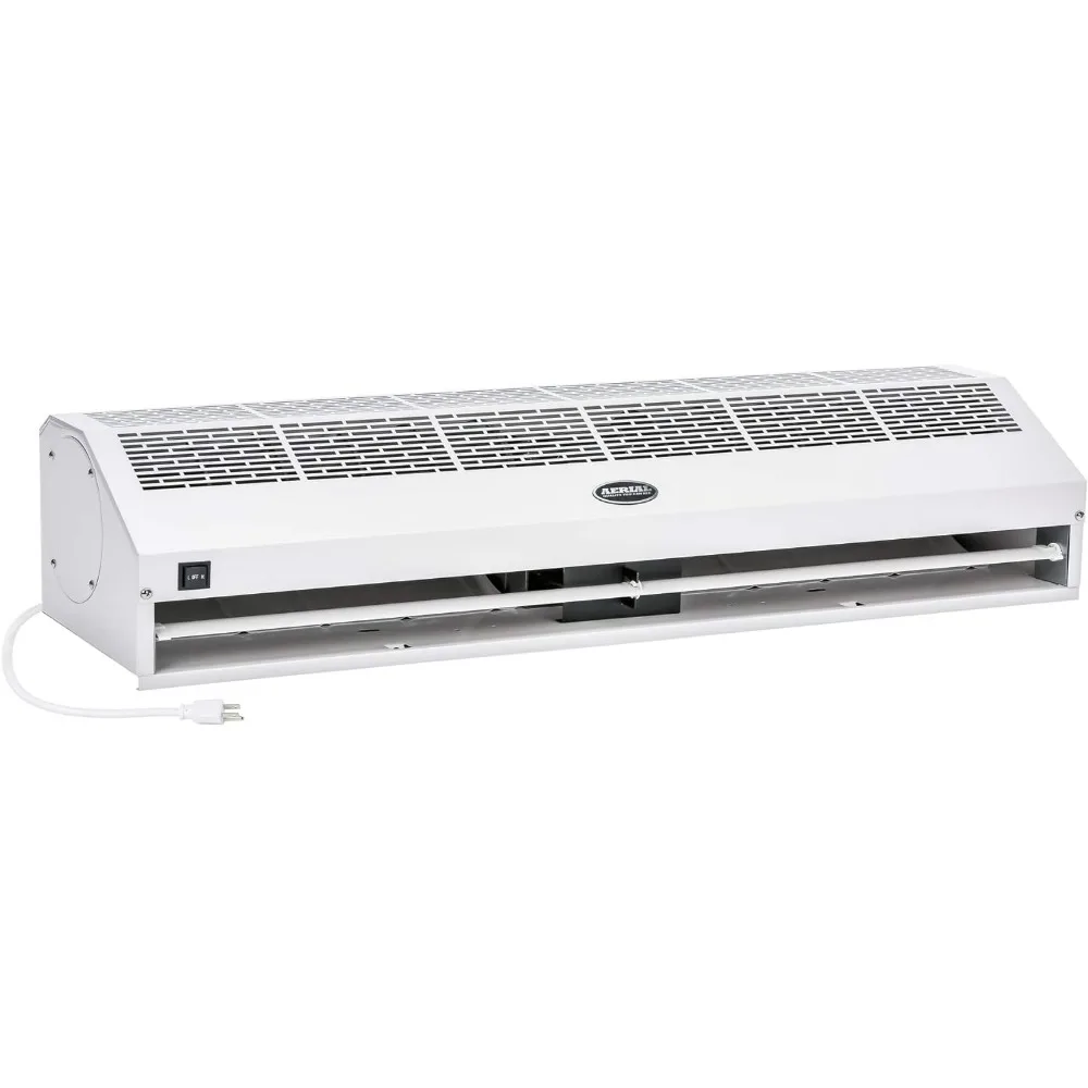 Wall Mounted Air Curtain Fan - White 40 Inch Air Door - UL Certified Commercial Super Power Indoor Over Door Fan