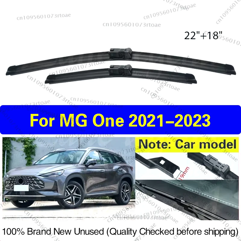 

Car Front Wiper Blade For MG One 2021 2022 2023 Windshield Windshield Rubber Refill Window Rain Brush 22"+18" Auto Accessories