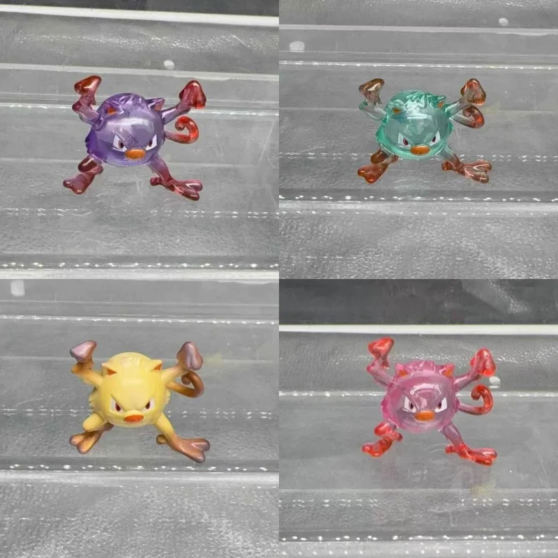 

High Quality Mankey Mini Transparent Action Figures Desktop Decoration Collection Anime Character Models Boys Gift