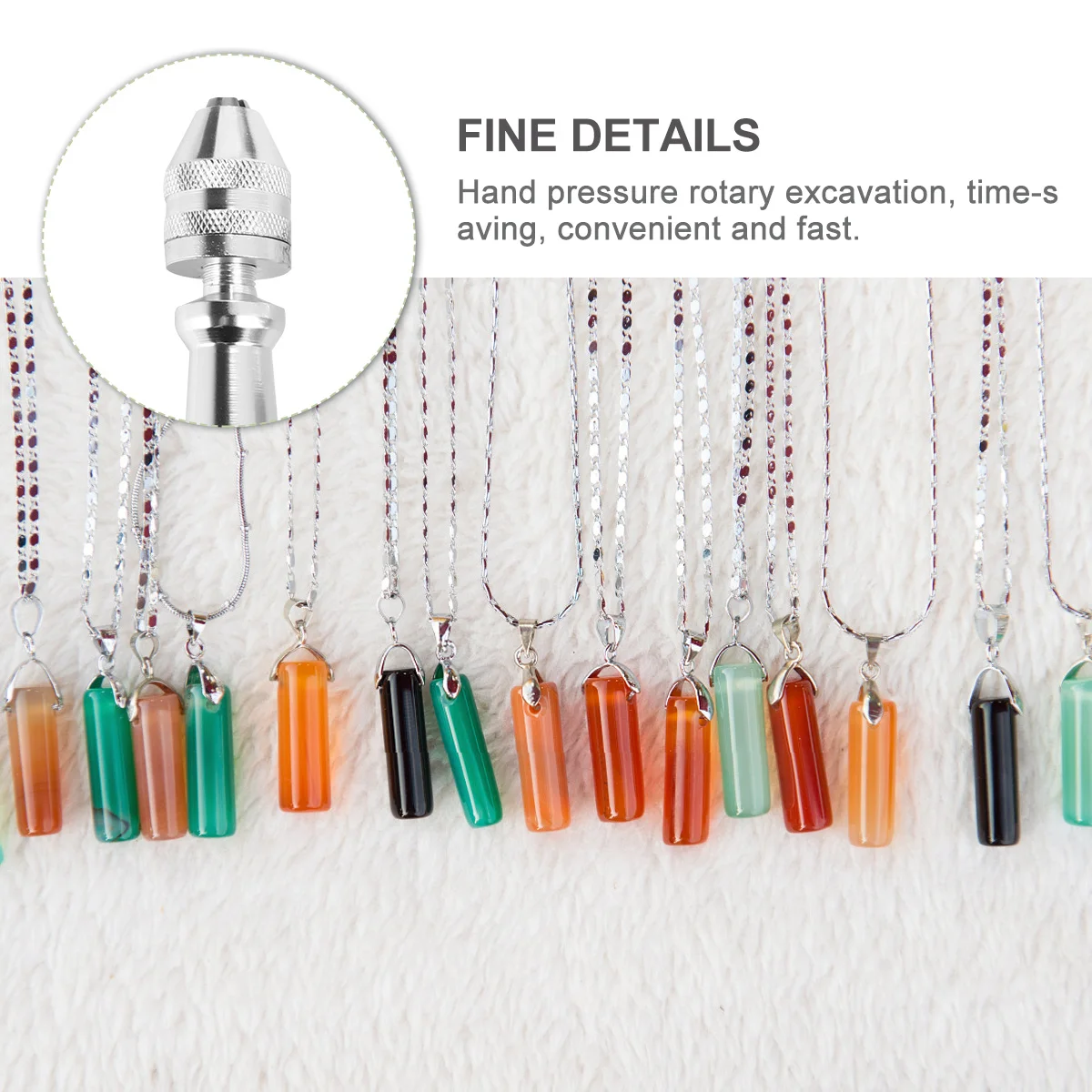 

1 Set Aluminum Mini Hand For Jewelry Craft Small Wire Gauge Bits Holder Reamer Screwdriver Heads Rotary Tool Drill Kit Hand