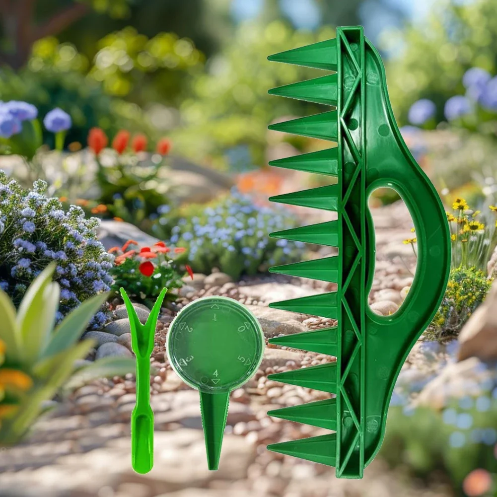 Seed-in Soil Sowing Seed Dispenser Manual Sower Seed Spreader Handheld Seed Planter Tool Different Settings Hand Seeder Transpl