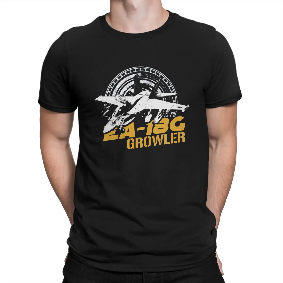 EA18G Growler Airforce Pilot Gift Modern Warbird Men TShirt Airplane Lover O Neck Tops 100% Cotton T Shirt