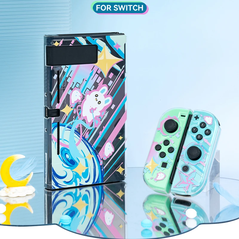 Switch Transparent Crystal Case for Nintendo Switch Soft Cover Housing NS Game Console Protective Case For Nintendo Switch