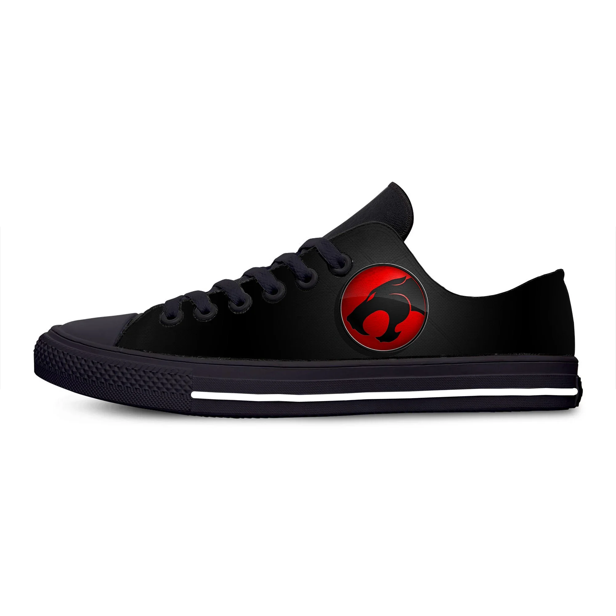 Thundercats Anime Cartoon Manga Cool Fashion Grappige Casual Stoffen Schoenen Lage Top Lichtgewicht Ademende 3d Print Heren Dames Sneakers