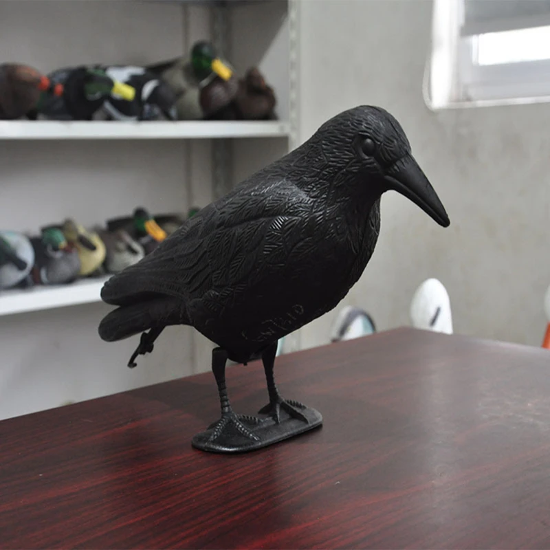 Halloween Decoracion Simulation Black Crow Raven Bird Repellent Pest Control Pigeon Repellent Garden Decoration Outdoor