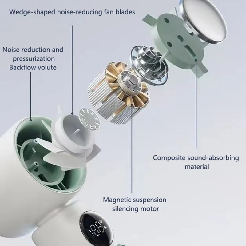 Xiaomi Handheld Highspeed Electric Fan 100 Wind Power Infinitely Adjustable Speed Convenient Turbo Fan 4000mah Chilling Function