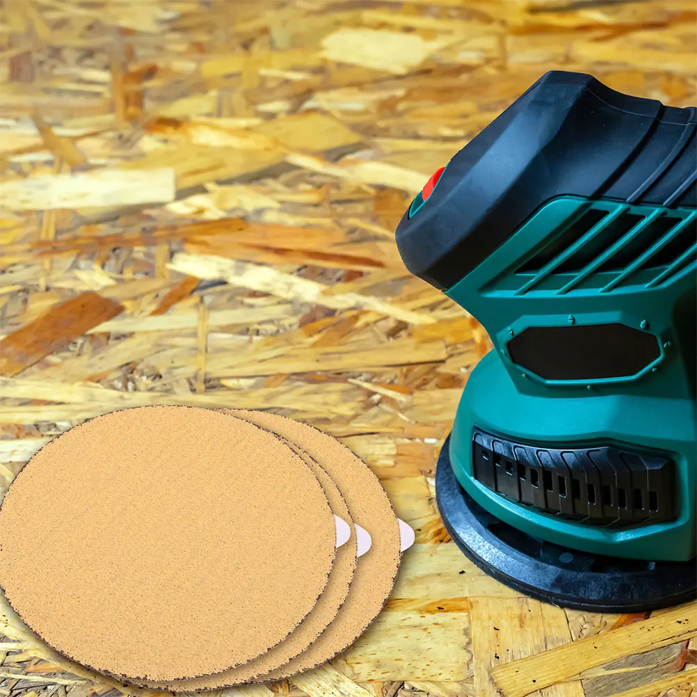 

10pcs Self Adhesive Sanding Discs 6 Inch 60 Grit Angle Grinder Attachment Sander Pads Round Sandpaper Sheets Coarse Grinding