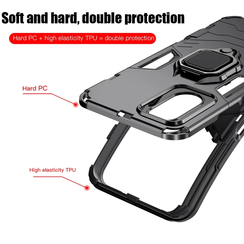 Case For Huawei Nova 13 12S 12 SE Nova 11 Pro 11i 10 9 Cover With Magnetic Ring Stand Phone Bracket Back Shell Fundas Coque view 6