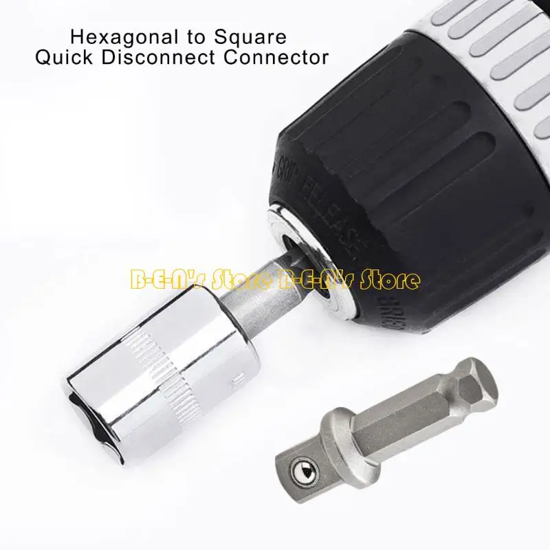 Y1AD High Strength Hexagonal To Square Fast Release Coupling For Mechanical And DIY Applications Tool Connection