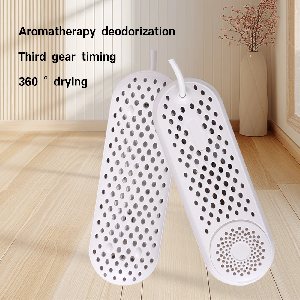 2025 New Design Electric Shoe Dryer Can Add Fragrance Slice Shoe Deodorizer for Boots Sanitizing Deodorizing With Timer 1H/2H/4H
