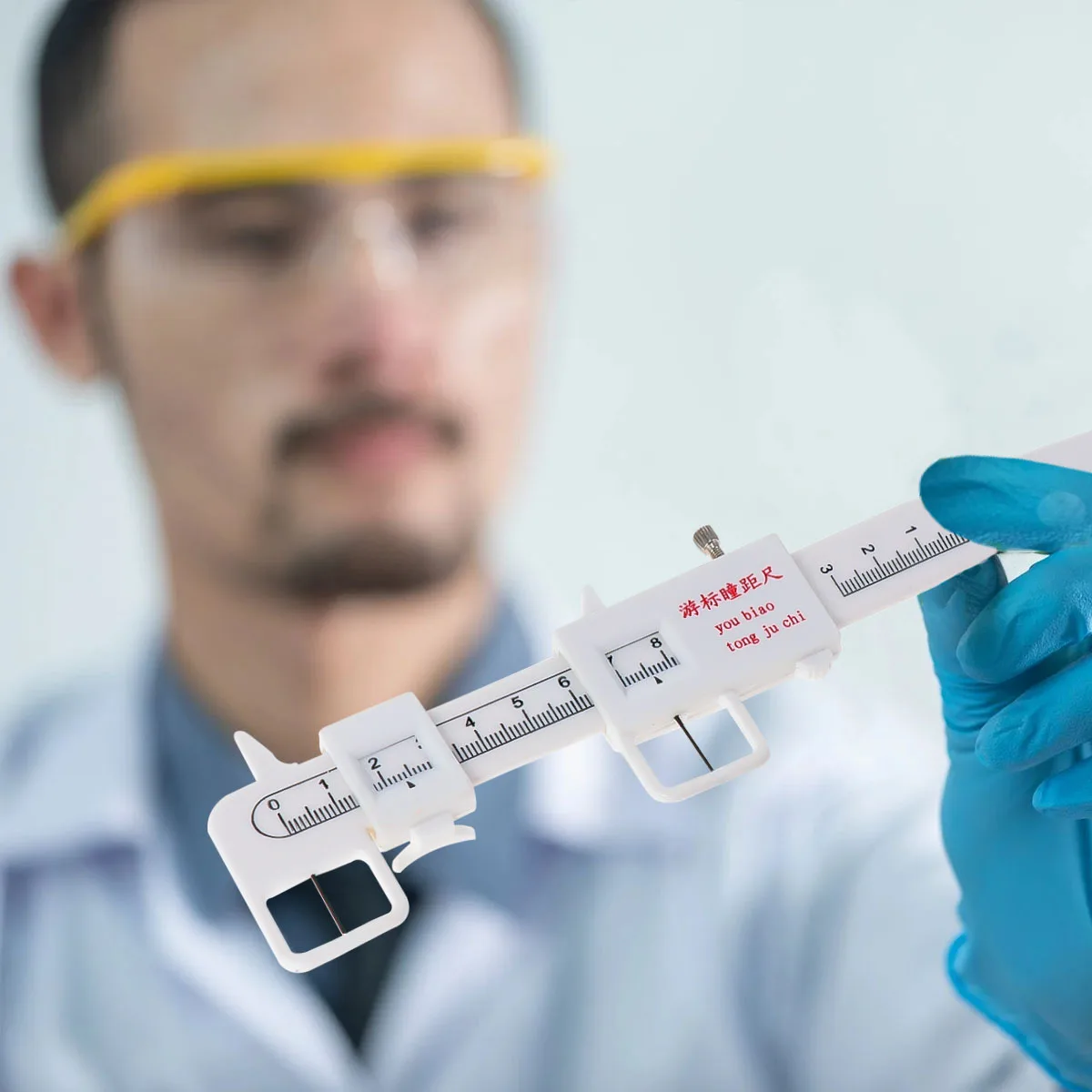 1 قطعة مسطرة Pd البصرية 62 مللي متر أداة قياس مسافة التلميذ أداة طب العيون خفيفة الوزن مرنة مقياس دقيق محمول