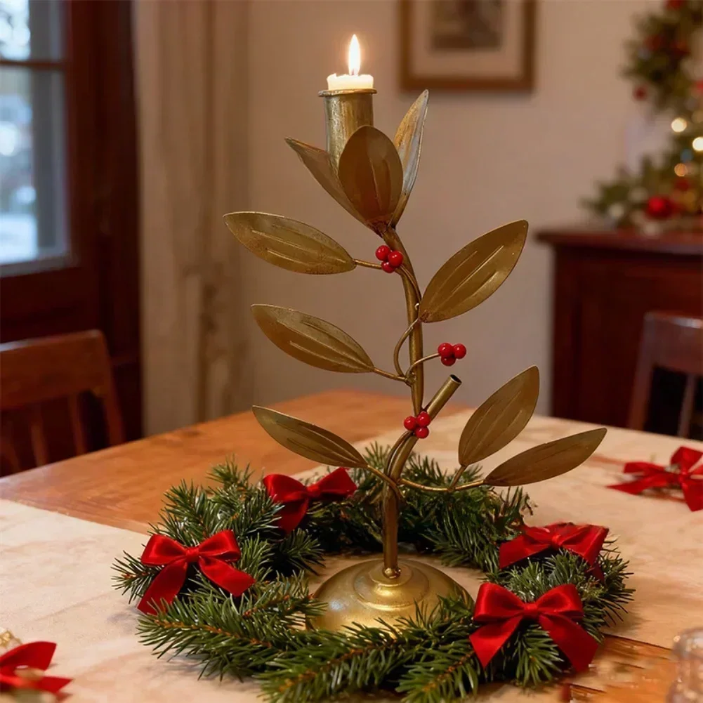 

Декоративный подсвечник для вечеринок, винтажный центральный элемент 35*21 см, железная подставка для свечей, классический дизайн, украшение для вечеринки