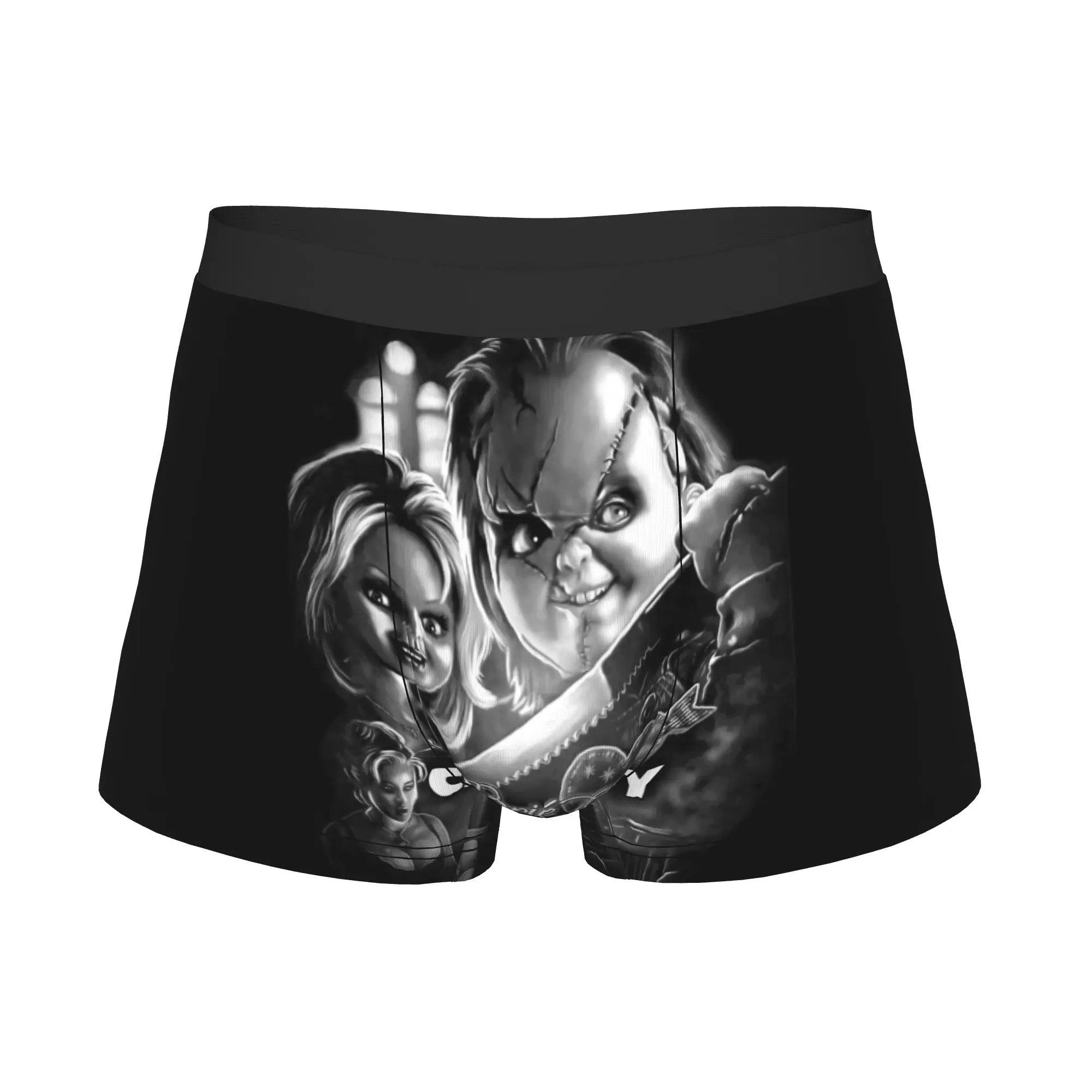 Bride Of Chucky Boxers Shorts Men's Killer Doll Chucky Briefs Underwear Cool Underpants