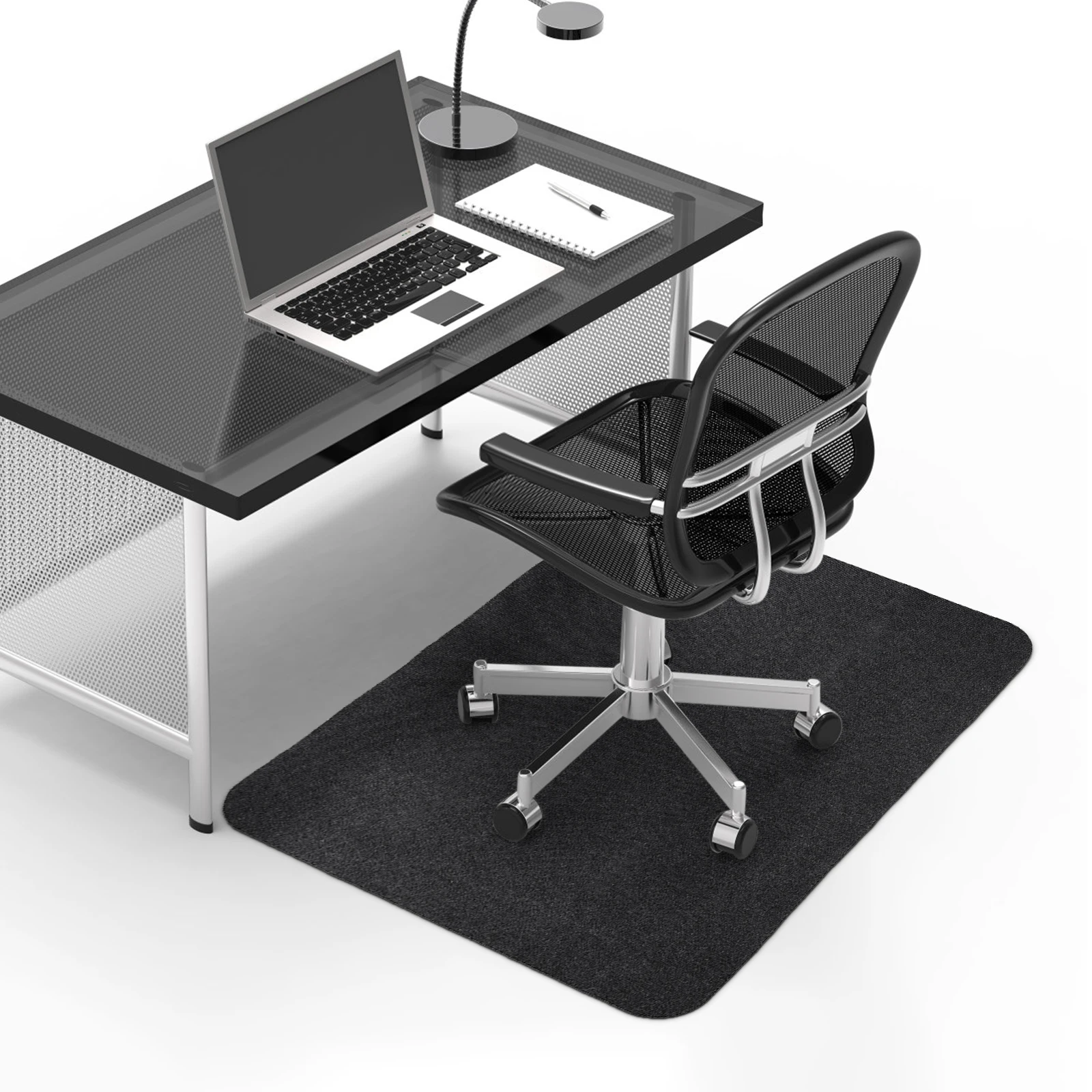 

90x120cm Office Rolling Chair Mat 4mm Computer Gaming Chair Mat Non Slip Bedroom Living Room Office Swivel Chair Carpet