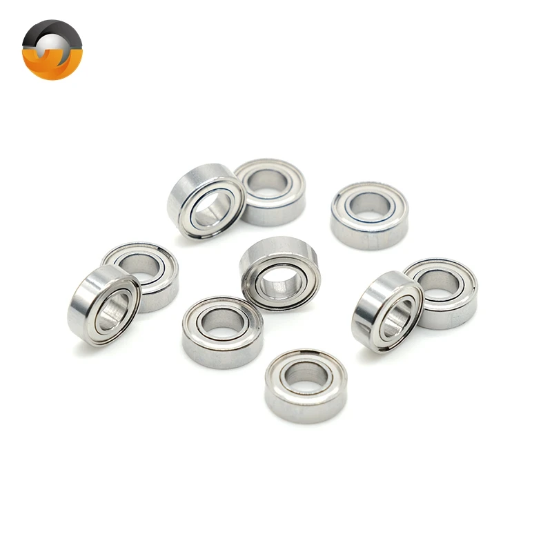 SR166ZZ Bearing (10PCS) SR166 Bearings 3/16 x 3/8 x 1/8 inch Stainless Steel Fishing Reel Bearings DDRI-6632ZZ