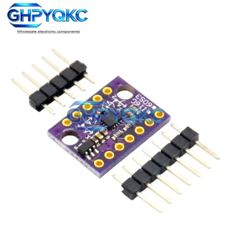 GHPYQKC BMI160 GY-BMI160 6DOF 6-axis Rate Gyro Gravity Accelerometer Sensor Module IIC I2C SPI Communication Protocol 3-5V