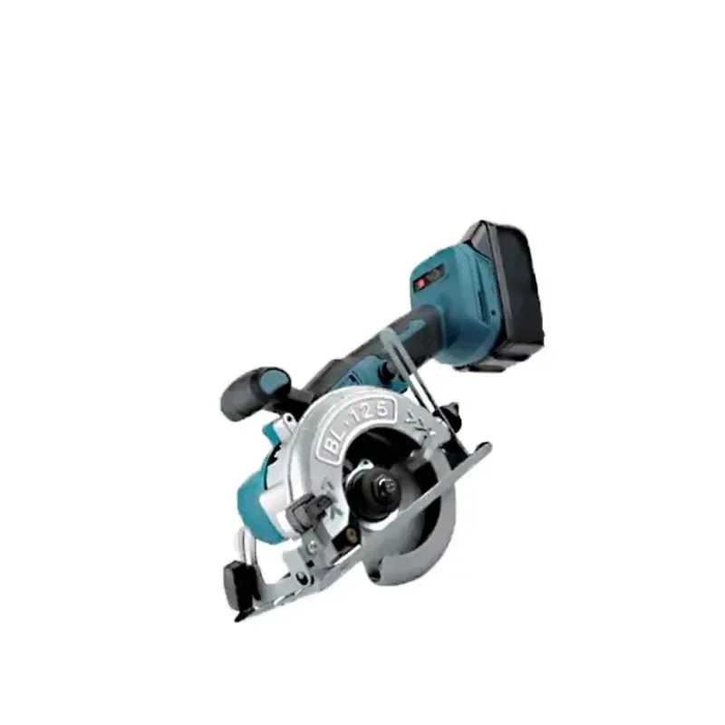 21V 5 Inch Brushless Electric Circular Saw Portable Lithium Battery Rechargeable Woodworking Cutting Machine