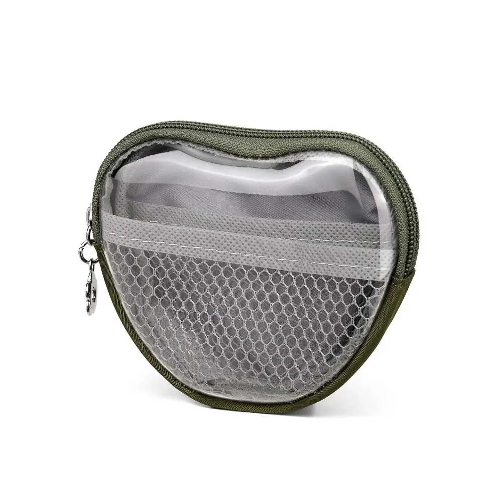 New PVC Cosmetic Bag Transparent Heart Shape Travel Storage Bag Portable Jewelry Storage Pouch Daily Commuting