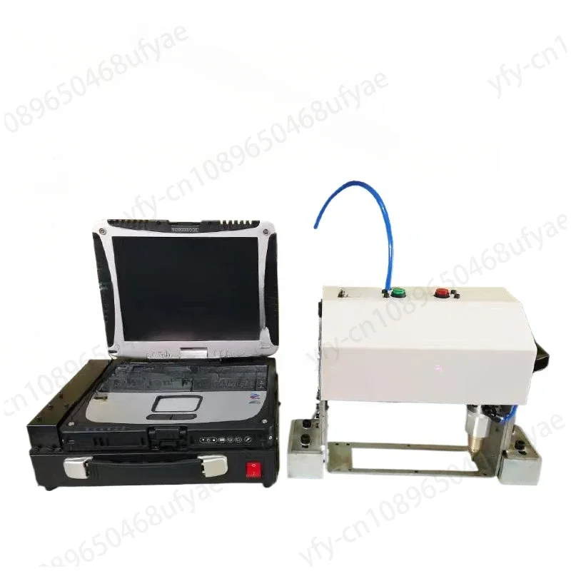 Pneumatic electric marking machine Portable steel plate die Flange metal lettering  structure Handheld coding