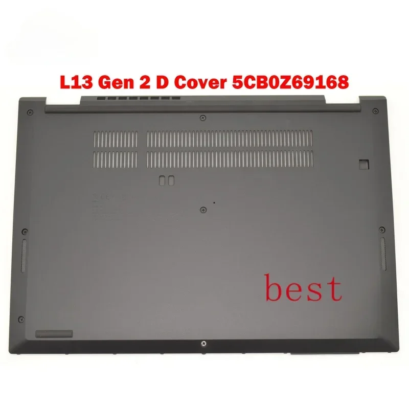 Orig New 5CB0Z69168 Black For Lenovo ThinkPad L13 Gen 2 (type 20VH, 20VJ) Laptops Bottom Case Base Cover Lower Case D Cover