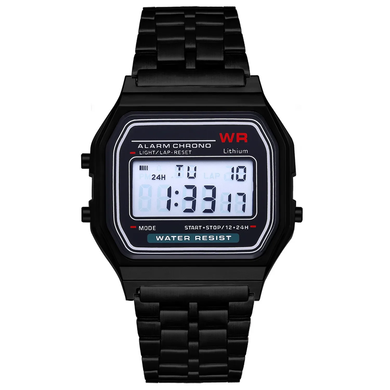 

2024 New Digital Watches for Men Multifunction LED Alarm Electronic Clock Fashion Casual Men Women Electronice Wristwatch