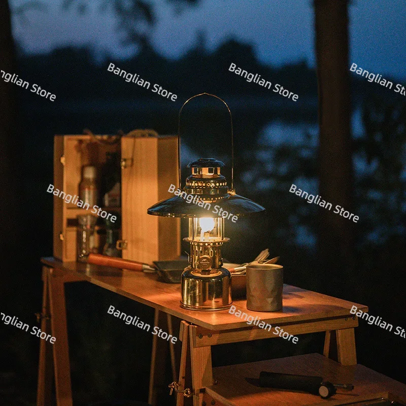 Retro Nostalgic Gas Lamp, Nostalgic, Tent Atmosphere, Butane Lights, Portable, Outdoor, Night, Camping, Lighting Tools