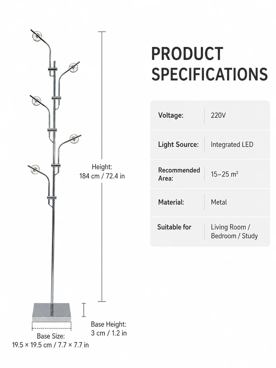 Luxury LED Projection Floor Lamp Nordic Rainbows Standing Lamps Art Bar Bedroom Bedside Floor Lights Home Decora Dropshipping