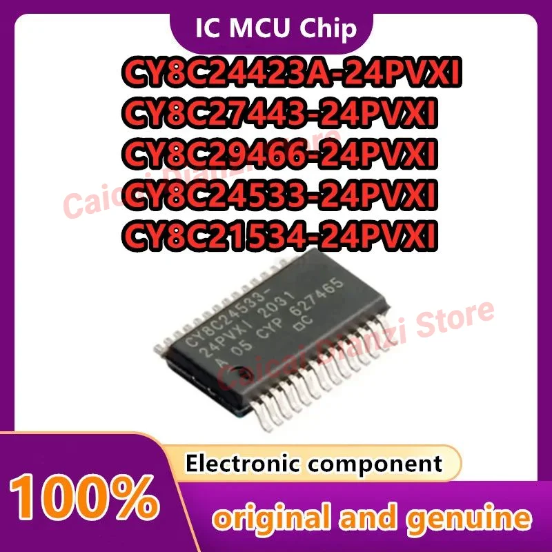 

10PCS CY8C24533-24PVXI CY8C21534-24PVXI CY8C24423A-24PVXI CY8C27443-24PVXI CY8C29466-24PVXI 100% Brand New Original SSOP-28