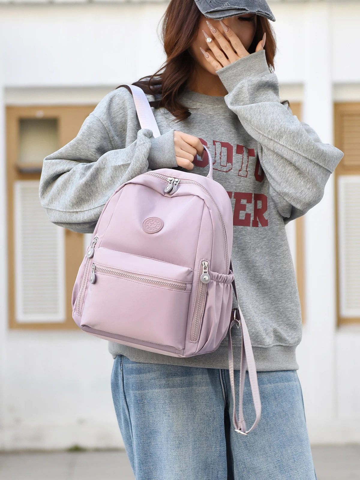 

2025 New Unisex Large Capacity Outdoor Sports Travel Backpack Fashionable Versatile Portable Double Shoulder Bag Commuter Style