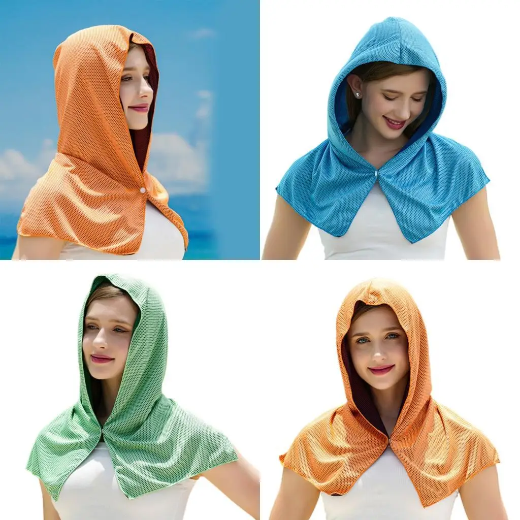 

Y1UC Cooling Sun Protecting Scarf Towel Wrap Multipurpose Cold Sensation Scarf