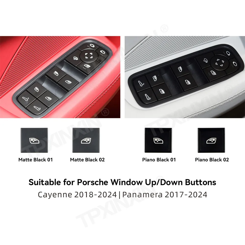 Car Window Controller Switch Buttons For Porsche Cayenne 2018-2024 Panamera 2017-2024 Window Up Down Button Car Accessories