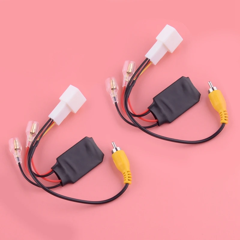 10Pcs 4 Pin Car Reversing Camera Cable Adapter Retention Wiring Harness Cable Plug Reverse Connector Adapter For Toyota