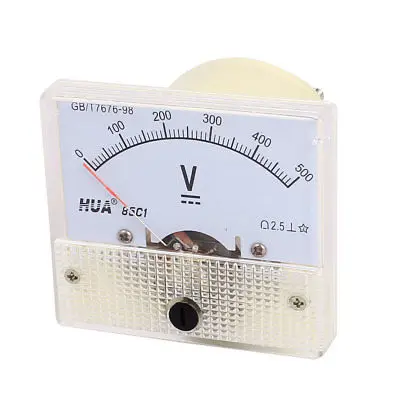 

AC 0-500V Class 2.5 Analog Panel Voltmeter Voltage Meter Measuring Gauge