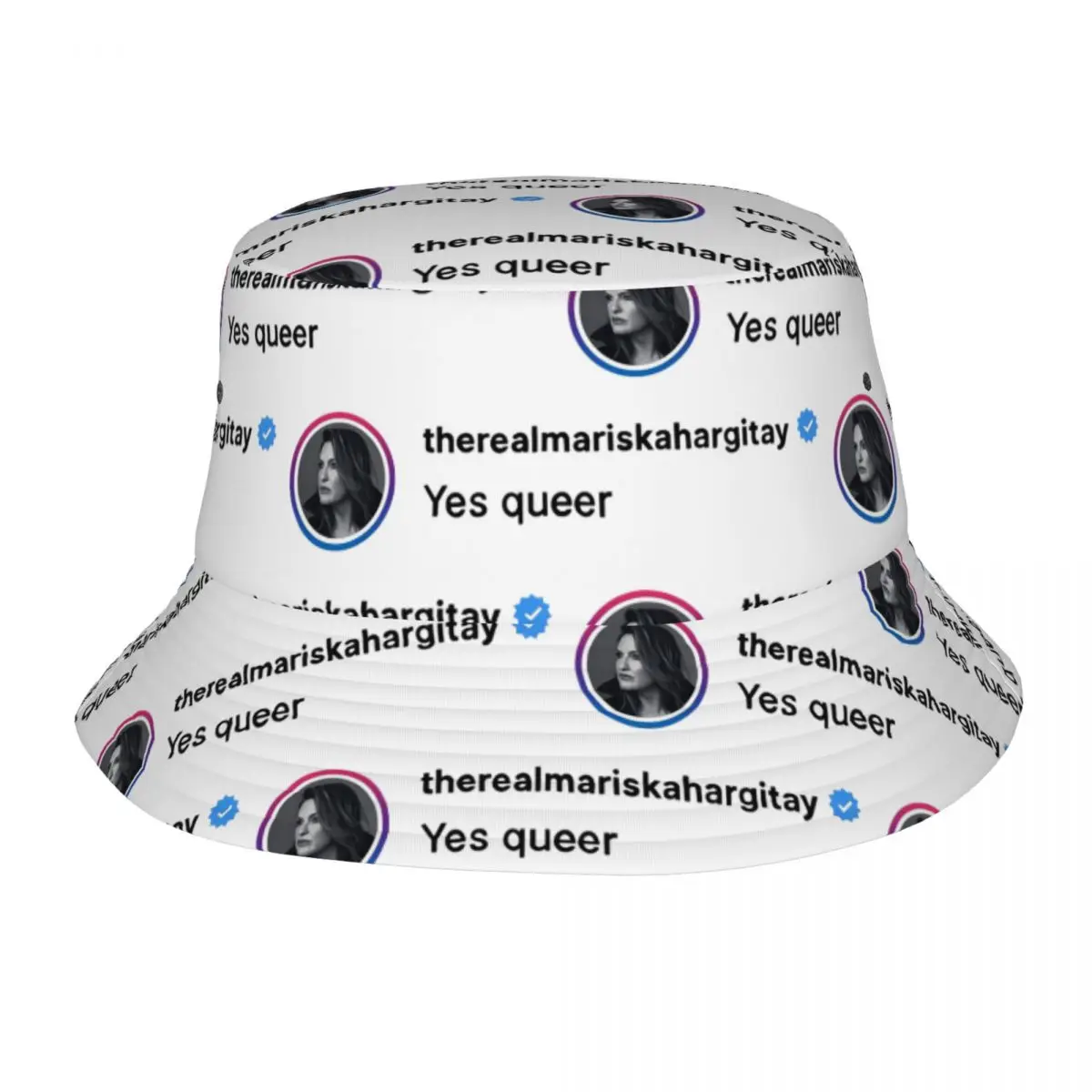 Yes Queer,mariska Hargitay Bucket Hat Panama Hat Children Bob Hats Outdoor Fisherman Hats For Summer Fishing Caps Unisex